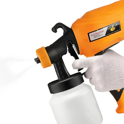 Electric Paint Sprayer for Home Interior with 4 Nozzles and 3 Spray Patterns